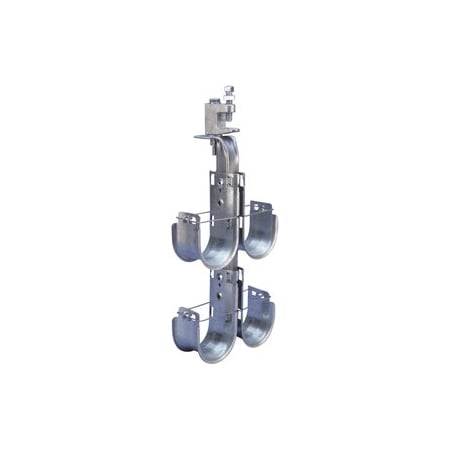 Nvent Caddy CAT HP 4" (100MM), J-HOOK TREE, DOUBLE SIDE, FLANGE MOUNT, 3 TIER CAT64HPDFM3